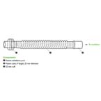 Product Image Circuit, Ventilator, Trilogy, Passive, Non-Invasive, Non-Heated Wire, w/Swivel Design Exhalation Port, No H2O Trap, Adult<span style="color:#FF0000;font-weight:bold;padding-left:5px;">*Non-Returnable*</span>