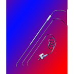 Product Image Cholangiography Catheter, Port Insertion, 4 Fr at Tip, 3-Way Stopcock, 19-in PVC Tubing, Disposable