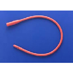 Product Image Urethral Catheter, Nelaton, Solid Tip, 12 Fr, 16in, Red Rubber Latex, 1 Eye, X-Ray Opaque, Sterile