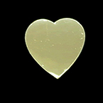 Product Image Probe Cover, Heart Shaped, 1 1/4in, Gold Color, Disposable