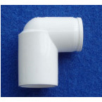 Product Image Elbow, CPAP, 22mm, 90 degree, Male-Female, Hard White Plastic, Disposable