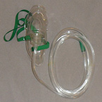 Product Image Oxygen Mask, Adult, 7ft Tubing, 3 Channel, Disposable