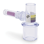 Product Image CO2 Indicator Unit, StatCheck, for Patients Greater Than 2.2 Kg (5 lbs), Clear Tee, Yellow Adaptor