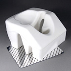 Product Image Head Cushion, Disposa-View, Prone Position Head Cushion with Mirror, Disposable, 6/cs