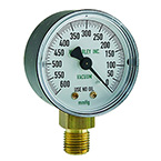 Product Image Gauge, Replacement, Vacuum, 0-600mmHg, Standard, High Flow, for Du-O-Vac Suction Unit