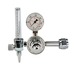 Product Image Carbon Dioxide Regulator, CO2, 0-12LPM Flowmeter, Nut and Nipple Inlet, 3000 PSI Max In Pressure