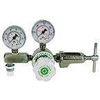 Product Image Carbon Dioxide Regulator, Small Cylinder, 0-100 PSI, Adjustable, Cga940, Yoke Style