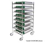 Product Image Horizontal Cylinder Cart, Holds 60 E Cylinders, Chrome Plated, 5in Casters with Brakes Horizontal Cylinder Cart, Holds 40 E Cylinders, Chrome Plated, 5in Casters with Brakes