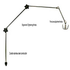 Product Image Support Arm, Circuit, Adjustable, 3 Sections with Tightening Knobs, Stainless Steel