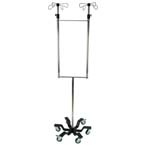 Product Image IV Pole, Versa-Stand, Dual, Patient Handle, Basket, Blue