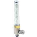 Product Image Medical Air Flowmeter, Slim Line, 1-15 LPM, Adjustable Flow, 1/8 in NPT Female, 50 PSI, Brass Body