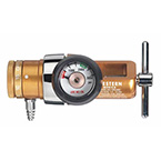 Product Image Oxygen Regulator, OPA Series, Compact Click Style, 0-15 LPM, CGA870 Yoke Inlet, Barbed Outlet