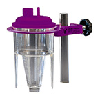 Product Image Nebulizer Holder, Heart, Connects To Any IV Pole, Stainless Steel and Aluminum
