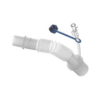 Product Image Flex Extender, 6in Flex Tubing, 15mm OD x 22/15mm ID, Capped Gas Sampling Port Female Luer Connect