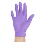 Product Image Exam Glove, KC500 Purple Nitrile, Large, Powder Free, Textured Fingertips, Non-Sterile, 9.5 in