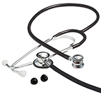 Product Image Stethoscope, Proscope, Infant, Black, Dual Head