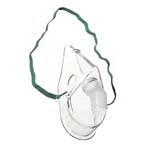 Product Image Aerosol Mask, Pediatric, Vented, Clear, Swivel Connection, Elastic Strap