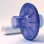 Product Image Pulmonary Function Testing Filter, VBMax, 30mm, Disposable, with Mouthpiece