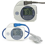 Product Image Pulse Oximeter, Konica Minota, Pulsox 300i, Finger Probe, Wristband, Battery, 2.7 in x 2.3 in x 1 in