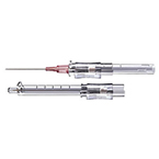 Product Image Safety IV Catheter, PROTECTIV Plus, Straight Hub, Radiopaque, OCRILON, 18ga, 1-1/4 in, Green