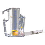 Product Image Incentive Spirometer, CliniFLO, Flow Based, Lung Exerciser, 6 Flow Settings, Built-In Handle