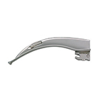 Product Image Laryngoscope Blade, Fiber Optic, Macintosh, Reusable, Stainless Steel, Size 1