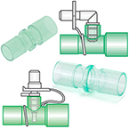 Product Image Connector, Straight, Disposable, 15 M x 15 F<span style="color:#FF0000;font-weight:bold;padding-left:5px;">*Non-Returnable*</span>