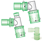 Product Image Fixed Elbow, 15mm OD, Flip Top Cap w/ 7.6mm Port, 22mm OD/15mm ID