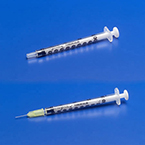 Product Image Tuberculin Syringe, Monoject, Rigid Pack, Sterile, Single Use, Regular Luer Tip, 1 mL