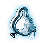 Product Image Face Mask, Image 3, Full, Small, Entrainment Elbow, 3-Point Head Strap, Swivel Clips, Pack of 10