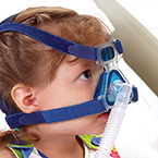 Product Image Nasal Mask, PN831, Pediatric, Patients Over 7 kg, Gel Cushion, Softcap Headgear, Circuit, Filter