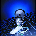 Product Image Oxygen Mask, Adult, Elongated, High Concentration, Non-Rebreathing, Elastic Strap, 9 Tube, Vent