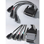 Product Image Output Cable, 3-Channel, Analog, Capnocheck Plus/Sleep Carbon Dioxide Detector, Accessory
