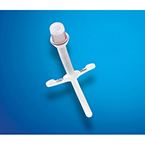 Product Image Tracheostomy Tube, Bivona, Uncuffed, Standard V, FlexTend Plus, Silicone, Pediatric, Size 4.0