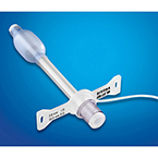 Product Image Tracheostomy Tube, Bivona, Mid-Range Aire-Cuf, Fixed Neck Flange Hyperflex, Extra Length, ID 6.0 mm