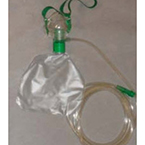 Product Image Oxygen Mask, Partial Non-Rebreather, 7ft Tubing, High Concentration, Pediatric