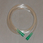 Product Image Oxygen Connecting Tubing, 7 ft, 3 Channel Safety Tubing, 3/16 in. I.D., Fits-All Connecto, Clear