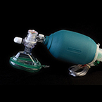 Product Image Manual Resuscitator, Small Adult, No Mask, Collapsible Accumulator, Manometer
