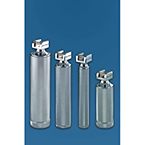 Product Image Laryngoscope Handle, Chrome Plated Brass, Penlight, for Conventional Light Blades, 2 AA Batteries