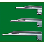 Product Image Laryngoscope Blade, GreenLine, Wisconsin, Fiber Optic, 199 mm, Size 4, Large Adult
