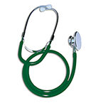 Product Image Stethoscope, Dual Head, 31in, Non-Chill Ring, Hunter Green