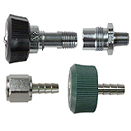 Product Image Adapter, EVAC, DISS Male, 1/4 NPT Male