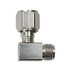 Product Image Elbow Adapter, Oxygen, O2, 90 Degree, DISS Male x DISS Female, Hex Nut, 1-in Stem