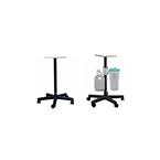Product Image Roll Stand, Portable Suction Accessory, 5-Wheel, Shelf
