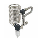 Product Image Cooling Coil and Condensation Trap, PM15, Air Compressor, 90 Degree DISS Male x DISS Female