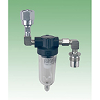 Product Image Condensation Trap, PM15 Compressor, Oxygen, 90 degree, DISS Male x Female Hex Nut