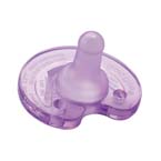 Product Image Pacifier, Wee Soothie, Preemie, Notched, Natural Scent, Silicone, Purple