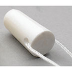 Product Image Decannulation Stopper, Tube Size 9, White, Full Closure