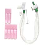 Product Image Closed Suction System, KimVent, Adult, Double Swivel Elbow, Wet Pak, Fr 14, 4.6 mm OD, 54 cm