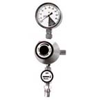 Product Image Suction Regulator, Timeter VR1000, Continuous, Chemetron Quick Connect Rectangle Inlet, DISS Male Outlet